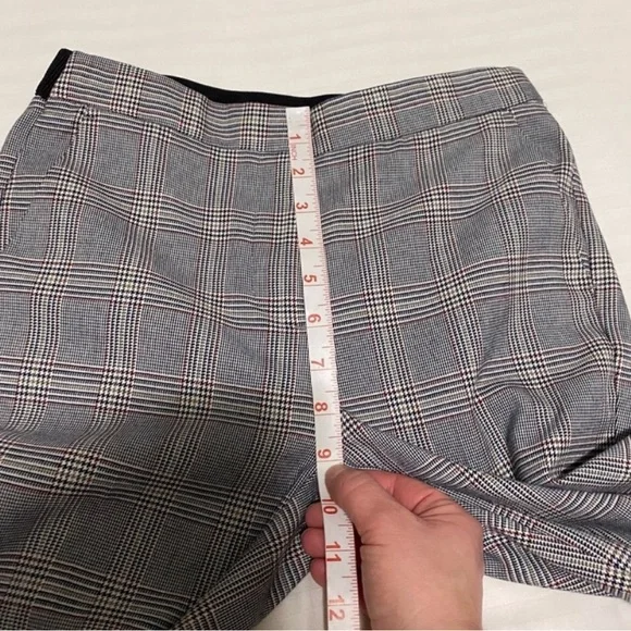 Zara Plaid Trouser Pant Grey size Xsmall - Picture 14 of 15